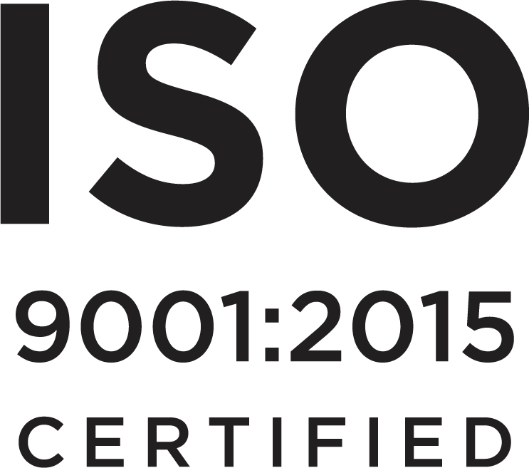 ISO 9001:2015 Certified – certification for quality management systems.