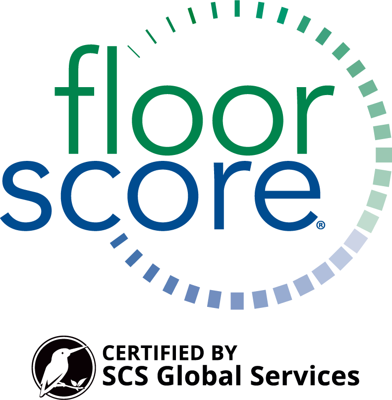 FloorScore certification – ensures flooring products meet indoor air quality standards.